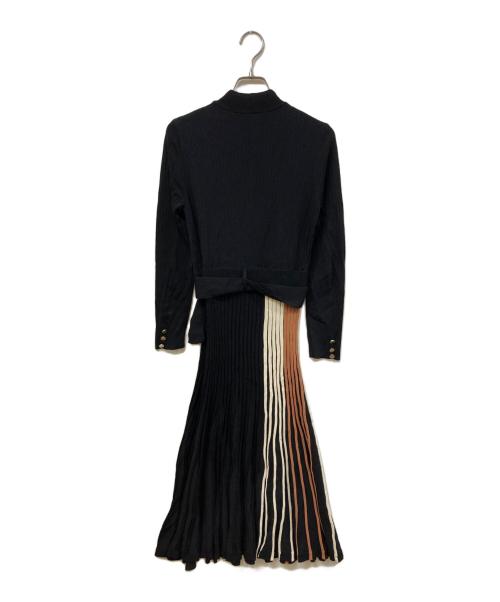 Diagram（ダイアグラム）Diagram (ダイアグラム) ニットワンピース ブラック サイズ:	SIZE 36の古着・服飾アイテム