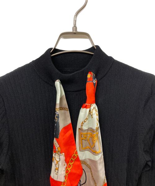 Diagram（ダイアグラム）Diagram (ダイアグラム) ニットワンピース ブラック サイズ:	SIZE 36の古着・服飾アイテム
