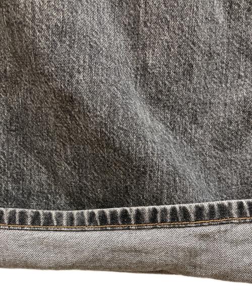 JOHN LAWRENCE SULLIVAN（ジョン ローレンス サリバン）JOHN LAWRENCE SULLIVAN (ジョン ローレンス サリバン) WASHED DENIM WIDE PANTS ブラック サイズ:	SIZE 46の古着・服飾アイテム
