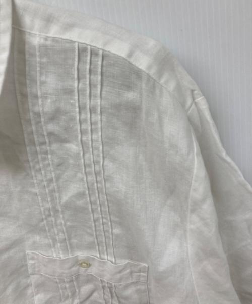 LAND'S END（ランズエンド）LAND'S END (ランズエンド) リネンシャツ ホワイト サイズ:SIZE XLの古着・服飾アイテム