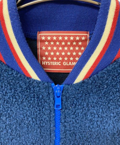 Hysteric Glamour（ヒステリックグラマー）Hysteric Glamour (ヒステリックグラマー) ボアジャケット ネイビー サイズ:SIZE Freeの古着・服飾アイテム