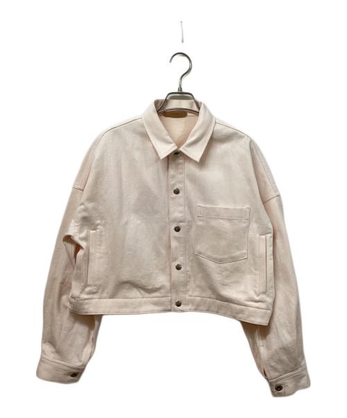 GALERIE VIE（ギャルリーヴィー）GALERIE VIE (ギャルリーヴィー) カラーデニム Gジャン ピンク サイズ:	SIZE Freeの古着・服飾アイテム