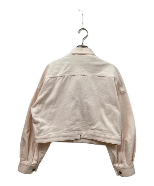 GALERIE VIE（ギャルリーヴィー）GALERIE VIE (ギャルリーヴィー) カラーデニム Gジャン ピンク サイズ:	SIZE Freeの古着・服飾アイテム
