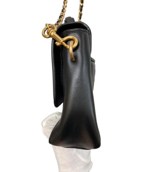 TORY BURCH（トリーバーチ）TORY BURCH (トリーバーチ) フレミングサッチェルショルダーバッグ ブラックの古着・服飾アイテム