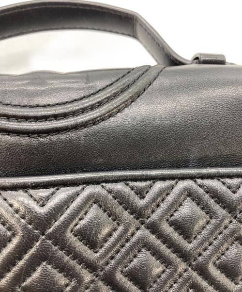 TORY BURCH（トリーバーチ）TORY BURCH (トリーバーチ) フレミングサッチェルショルダーバッグ ブラックの古着・服飾アイテム