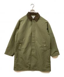 417 by EDIFICE（417 バイ エディフィス）の古着「ステンカラーコート」｜オリーブ