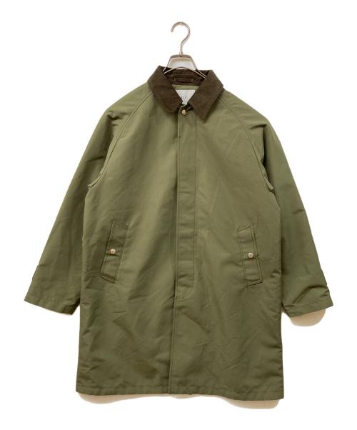 417 by EDIFICE（417 バイ エディフィス）417 by EDIFICE (417 バイ エディフィス) ステンカラーコート オリーブ サイズ:SIZE Mの古着・服飾アイテム