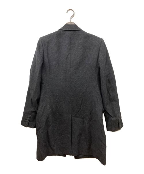 COMME des GARCONS JUNYA WATANABE MAN（コム デ ギャルソン ジュンヤ ワタナベ マン）COMME des GARCONS JUNYA WATANABE MAN (コム デ ギャルソン ジュンヤ ワタナベ マン) カシミヤ混ウールコート グレー サイズ:SIZE Mの古着・服飾アイテム