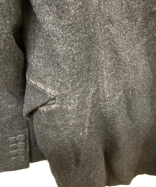 COMME des GARCONS JUNYA WATANABE MAN（コム デ ギャルソン ジュンヤ ワタナベ マン）COMME des GARCONS JUNYA WATANABE MAN (コム デ ギャルソン ジュンヤ ワタナベ マン) カシミヤ混ウールコート グレー サイズ:SIZE Mの古着・服飾アイテム