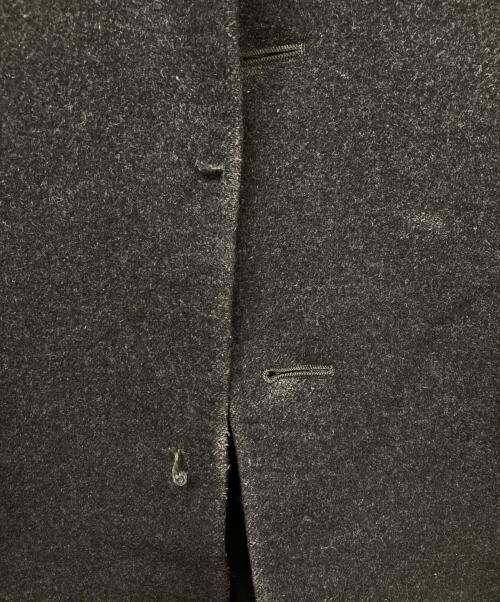 COMME des GARCONS JUNYA WATANABE MAN（コム デ ギャルソン ジュンヤ ワタナベ マン）COMME des GARCONS JUNYA WATANABE MAN (コム デ ギャルソン ジュンヤ ワタナベ マン) カシミヤ混ウールコート グレー サイズ:SIZE Mの古着・服飾アイテム