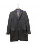 COMME des GARCONS JUNYA WATANABE MAN（コム デ ギャルソン ジュンヤ ワタナベ マン）の古着「カシミヤ混ウールコート」｜グレー