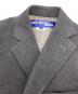 中古・古着 COMME des GARCONS JUNYA WATANABE MAN (コム デ ギャルソン ジュンヤ ワタナベ マン) カシミヤ混ウールコート グレー サイズ:SIZE M：5000円