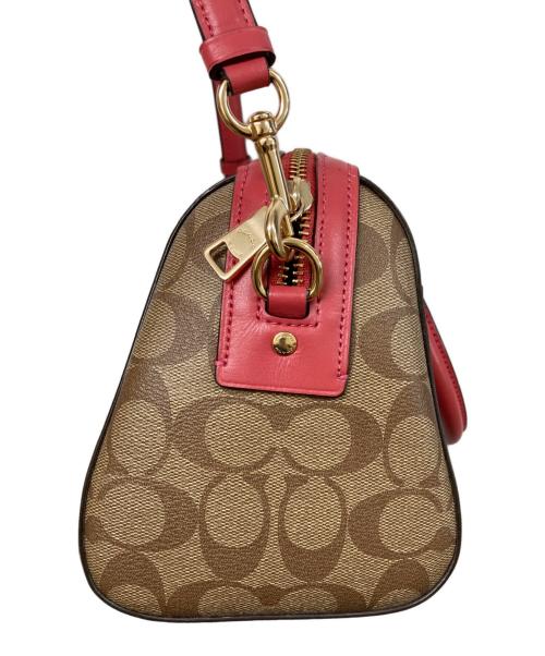 COACH（コーチ）COACH (コーチ) 2WAYミニボストンバッグ ベージュの古着・服飾アイテム