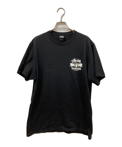 stussy（ステューシー）stussy (ステューシー) TOUGHGEAR プリントＴシャツ ブラック サイズ:Mの古着・服飾アイテム