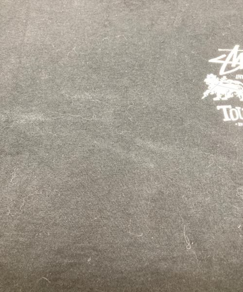 stussy（ステューシー）stussy (ステューシー) TOUGHGEAR プリントＴシャツ ブラック サイズ:Mの古着・服飾アイテム
