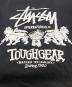中古・古着 stussy (ステューシー) TOUGHGEAR プリントＴシャツ ブラック サイズ:M：6000円