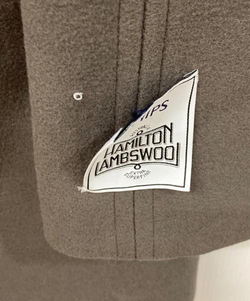 SHIPS（シップス）SHIPS (シップス) フーデッドウールコート カーキ サイズ:	SIZE 40の古着・服飾アイテム