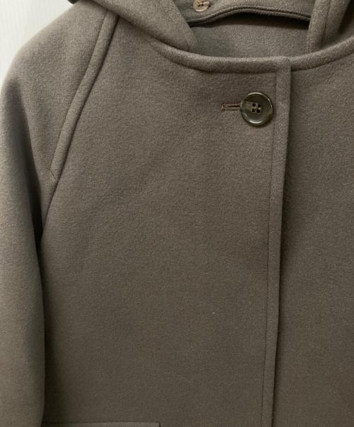 SHIPS（シップス）SHIPS (シップス) フーデッドウールコート カーキ サイズ:	SIZE 40の古着・服飾アイテム