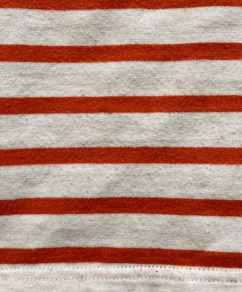 OUTIL（ウティ）OUTIL (ウティ) ボーダーカットソー ホワイト×レッド サイズ:SIZE 4の古着・服飾アイテム