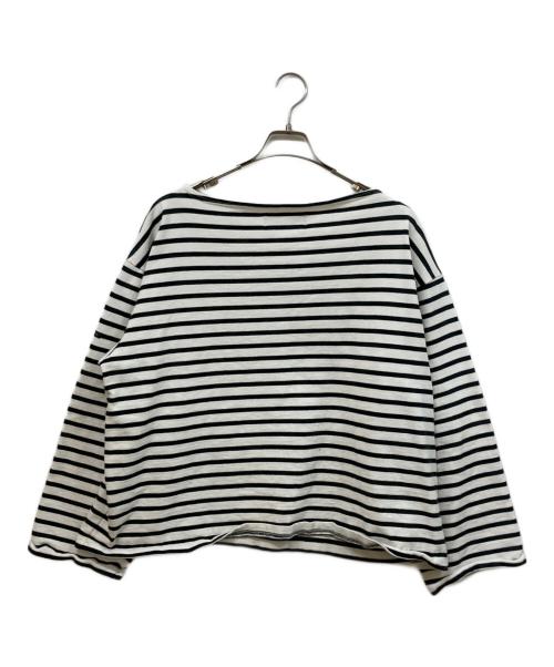 OUTIL（ウティ）OUTIL (ウティ) ボーダーカットソー ホワイト×ブラック サイズ:SIZE ３の古着・服飾アイテム