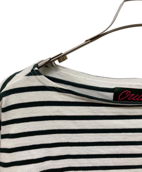 OUTIL（ウティ）OUTIL (ウティ) ボーダーカットソー ホワイト×ブラック サイズ:SIZE ３の古着・服飾アイテム