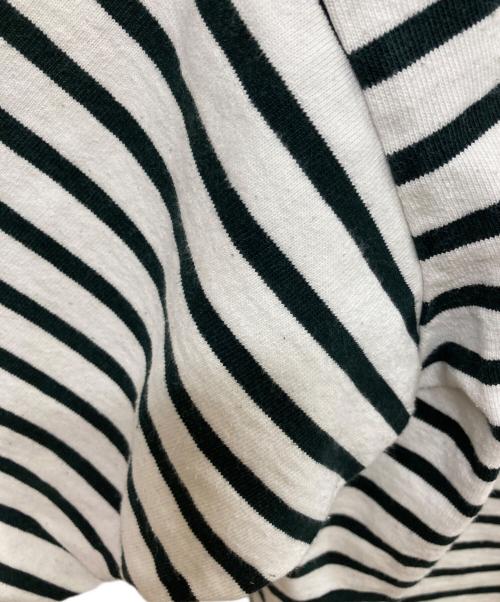 OUTIL（ウティ）OUTIL (ウティ) ボーダーカットソー ホワイト×ブラック サイズ:SIZE ３の古着・服飾アイテム