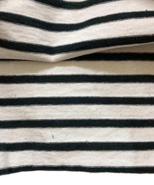 OUTIL（ウティ）OUTIL (ウティ) ボーダーカットソー ホワイト×ブラック サイズ:SIZE ３の古着・服飾アイテム