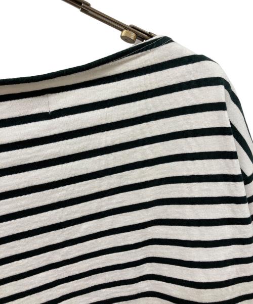 OUTIL（ウティ）OUTIL (ウティ) ボーダーカットソー ホワイト×ブラック サイズ:SIZE ３の古着・服飾アイテム