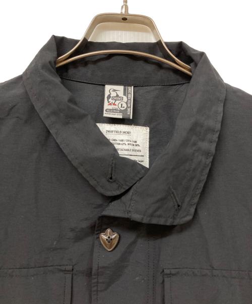 CHUMS（チャムス）CHUMS (チャムス) 2ウェイフィールドジャケット ブラック サイズ:	SIZE Lの古着・服飾アイテム