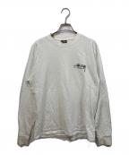 stussyステューシー）の古着「長袖Tシャツ」｜ホワイト