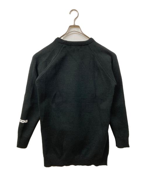 CDG（シーディージー）CDG (シーディージー) サイドスリットニット ブラック サイズ:SIZE Lの古着・服飾アイテム