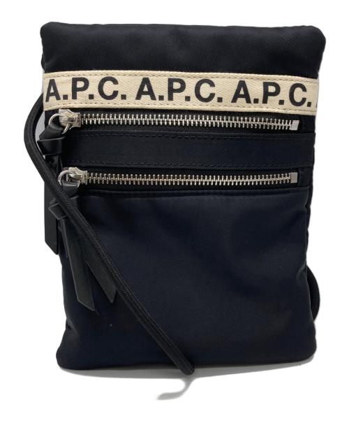 A.P.C.（アーペーセー）A.P.C. (アーペーセー) NECK POUCH REPEAT ブラックの古着・服飾アイテム