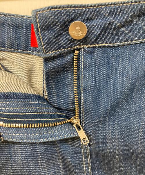 Vivienne Westwood RED LABEL（ヴィヴィアンウエストウッドレッドレーベル）Vivienne Westwood RED LABEL (ヴィヴィアンウエストウッドレッドレーベル) ミニスカート インディゴ サイズ:	SIZE 2の古着・服飾アイテム