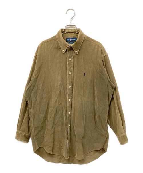 RALPH LAUREN（ラルフローレン）RALPH LAUREN (ラルフローレン) コーデュロイシャツ ブラウン サイズ:SIZE Lの古着・服飾アイテム