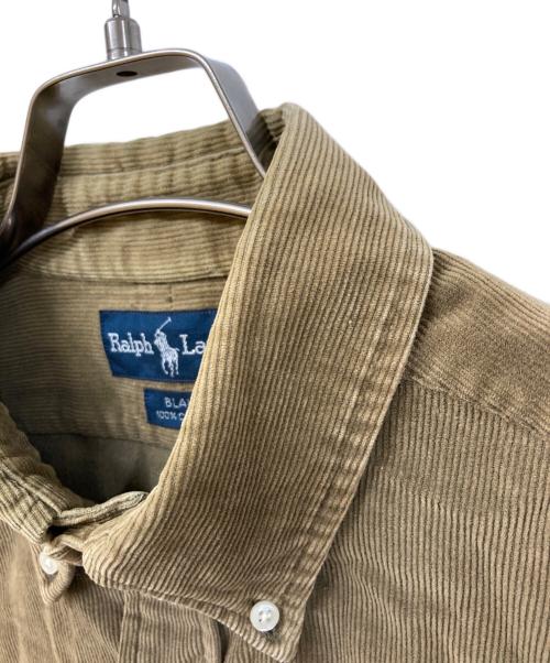 RALPH LAUREN（ラルフローレン）RALPH LAUREN (ラルフローレン) コーデュロイシャツ ブラウン サイズ:SIZE Lの古着・服飾アイテム