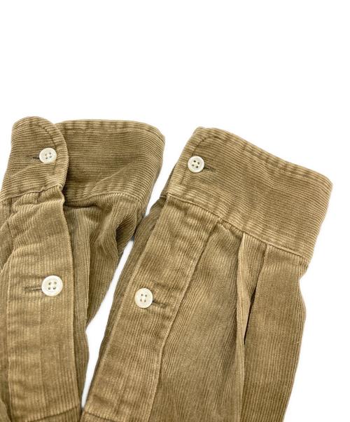 RALPH LAUREN（ラルフローレン）RALPH LAUREN (ラルフローレン) コーデュロイシャツ ブラウン サイズ:SIZE Lの古着・服飾アイテム