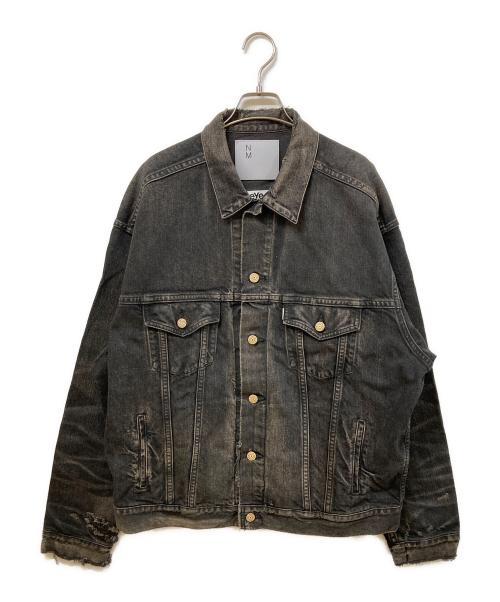 eYe COMME des GARCONS JUNYAWATANABE MAN（アイ コム デ ギャルソン ジュンヤ ワタナベ マン）eYe COMME des GARCONS JUNYAWATANABE MAN (アイ コム デ ギャルソン ジュンヤ ワタナベ マン) New Manual (ニュー・マニュアル) Wネームデニムジャケット ブラック サイズ:SIZE Lの古着・服飾アイテム