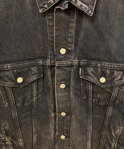 eYe COMME des GARCONS JUNYAWATANABE MAN（アイ コム デ ギャルソン ジュンヤ ワタナベ マン）eYe COMME des GARCONS JUNYAWATANABE MAN (アイ コム デ ギャルソン ジュンヤ ワタナベ マン) New Manual (ニュー・マニュアル) Wネームデニムジャケット ブラック サイズ:SIZE Lの古着・服飾アイテム