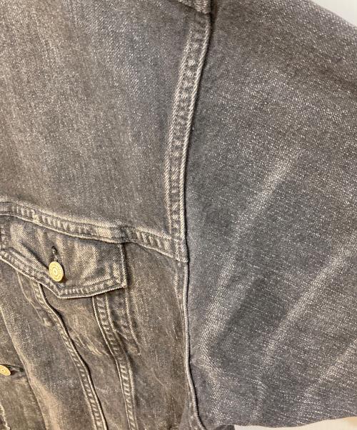 eYe COMME des GARCONS JUNYAWATANABE MAN（アイ コム デ ギャルソン ジュンヤ ワタナベ マン）eYe COMME des GARCONS JUNYAWATANABE MAN (アイ コム デ ギャルソン ジュンヤ ワタナベ マン) New Manual (ニュー・マニュアル) Wネームデニムジャケット ブラック サイズ:SIZE Lの古着・服飾アイテム