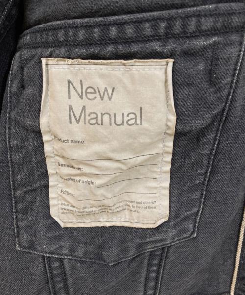 eYe COMME des GARCONS JUNYAWATANABE MAN（アイ コム デ ギャルソン ジュンヤ ワタナベ マン）eYe COMME des GARCONS JUNYAWATANABE MAN (アイ コム デ ギャルソン ジュンヤ ワタナベ マン) New Manual (ニュー・マニュアル) Wネームデニムジャケット ブラック サイズ:SIZE Lの古着・服飾アイテム
