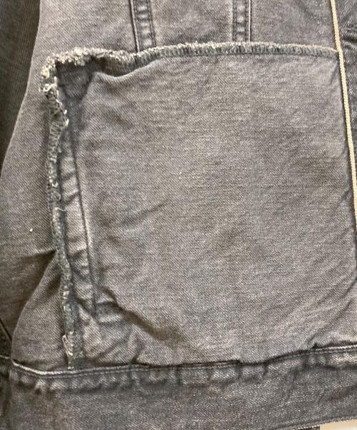 eYe COMME des GARCONS JUNYAWATANABE MAN（アイ コム デ ギャルソン ジュンヤ ワタナベ マン）eYe COMME des GARCONS JUNYAWATANABE MAN (アイ コム デ ギャルソン ジュンヤ ワタナベ マン) New Manual (ニュー・マニュアル) Wネームデニムジャケット ブラック サイズ:SIZE Lの古着・服飾アイテム