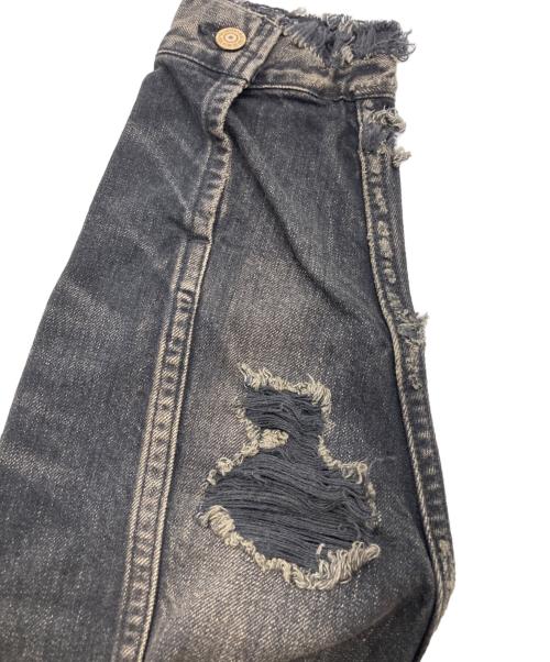 eYe COMME des GARCONS JUNYAWATANABE MAN（アイ コム デ ギャルソン ジュンヤ ワタナベ マン）eYe COMME des GARCONS JUNYAWATANABE MAN (アイ コム デ ギャルソン ジュンヤ ワタナベ マン) New Manual (ニュー・マニュアル) Wネームデニムジャケット ブラック サイズ:SIZE Lの古着・服飾アイテム