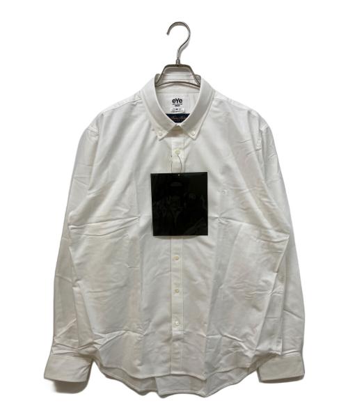 eYe COMME des GARCONS JUNYAWATANABE MAN（アイ コム デ ギャルソン ジュンヤ ワタナベ マン）eYe COMME des GARCONS JUNYAWATANABE MAN BROOKS BROTHERS (ブルックスブラザーズ) コットンオックスフォード ボタンダウンシャツ ホワイト サイズ:SIZE Mの古着・服飾アイテム