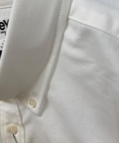 eYe COMME des GARCONS JUNYAWATANABE MAN（アイ コム デ ギャルソン ジュンヤ ワタナベ マン）eYe COMME des GARCONS JUNYAWATANABE MAN BROOKS BROTHERS (ブルックスブラザーズ) コットンオックスフォード ボタンダウンシャツ ホワイト サイズ:SIZE Mの古着・服飾アイテム