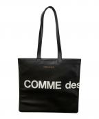 COMME des GARCONSコムデギャルソン）の古着「Huge Logo Tote Bag」｜ブラック