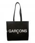COMME des GARCONS (コムデギャルソン) Huge Logo Tote Bag ブラック：50000円