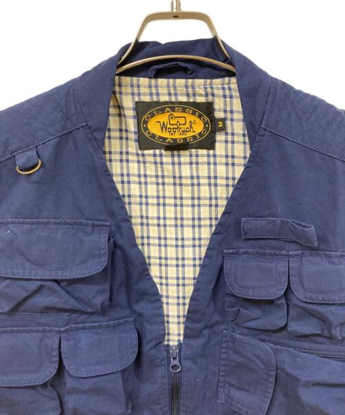 WOOLRICH（ウールリッチ）WOOLRICH (ウールリッチ) ハンティングベスト ネイビー サイズ:	SIZE Mの古着・服飾アイテム