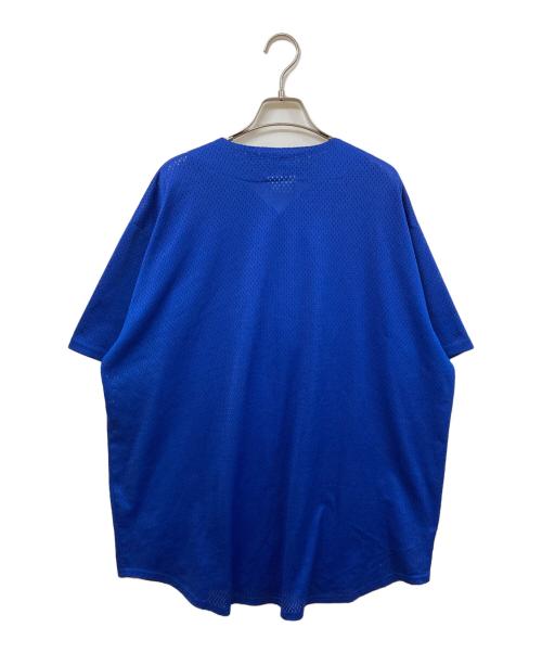 USED（ユーズド）USED (ユーズド) ベースボールシャツ ブルー サイズ:実寸をご確認くださいの古着・服飾アイテム