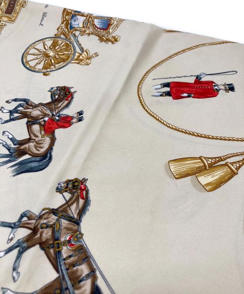 HERMES（エルメス）HERMES (エルメス) スカーフ ベージュの古着・服飾アイテム