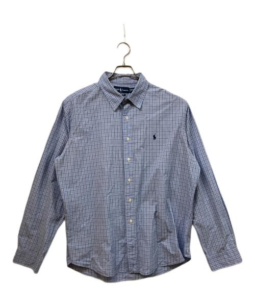 RALPH LAUREN（ラルフローレン）RALPH LAUREN (ラルフローレン) チェックシャツ ネイビー サイズ:XXLの古着・服飾アイテム